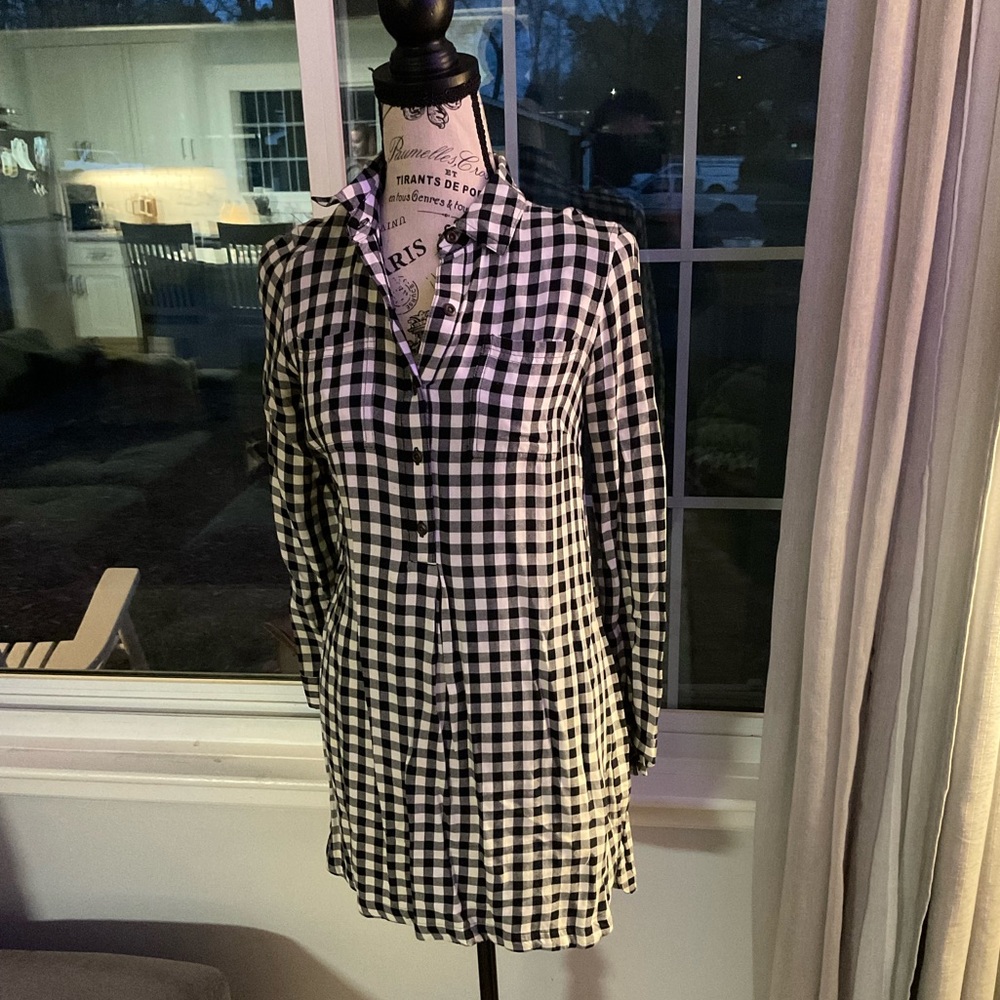 Old Navy gingham dress size XS